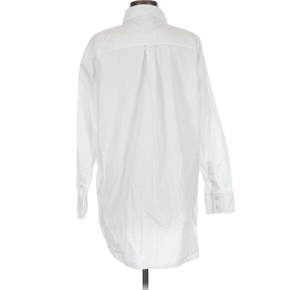 For Days Organic Poplin Oversized Button Down White - Picture 3 of 6